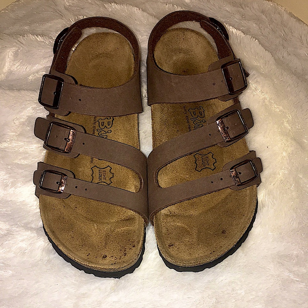 Berkis Colorado 3 Strap string back sandals
